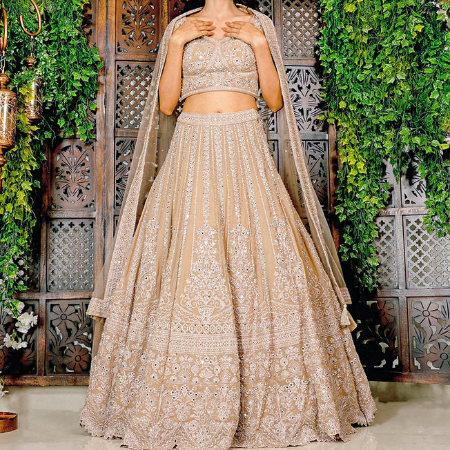 Phebe Gold Lehenga
