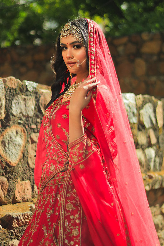 Zardozi Mahi Embroidered Lehenga Set