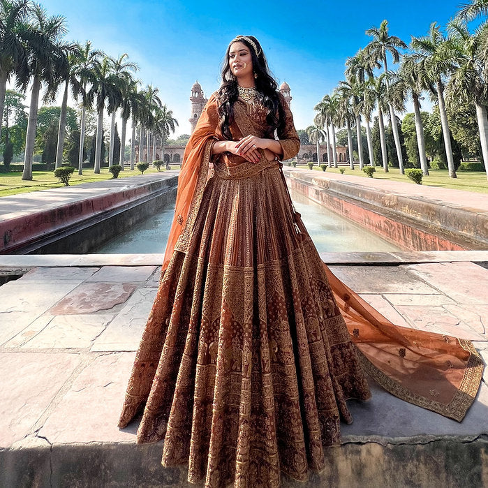 Zardozi Madhuhira Embroidered Lehenga Set