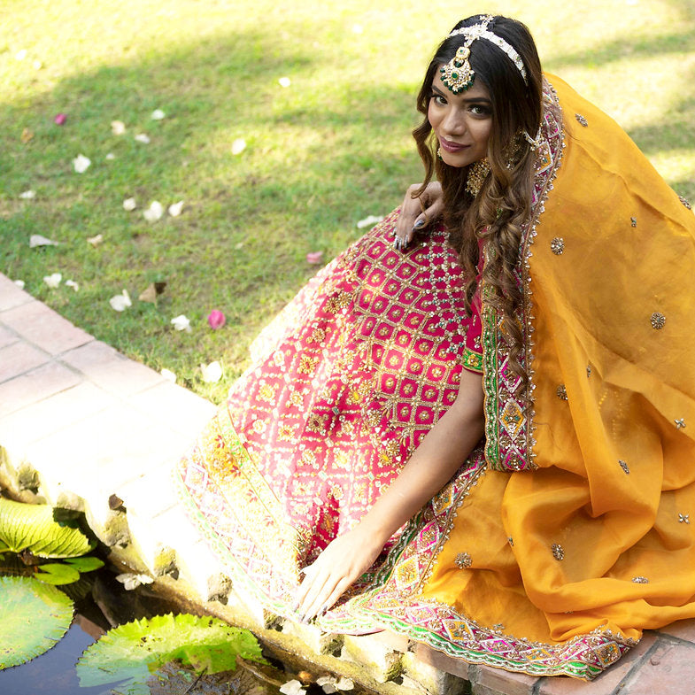 Balian Zardozi Embroidered Lehenga Set