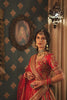 Red Ranisa Embroidered Lehenga Set