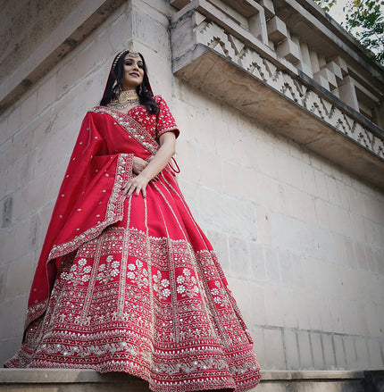 Zardozi Nurbanu Embroidered Lehenga Set