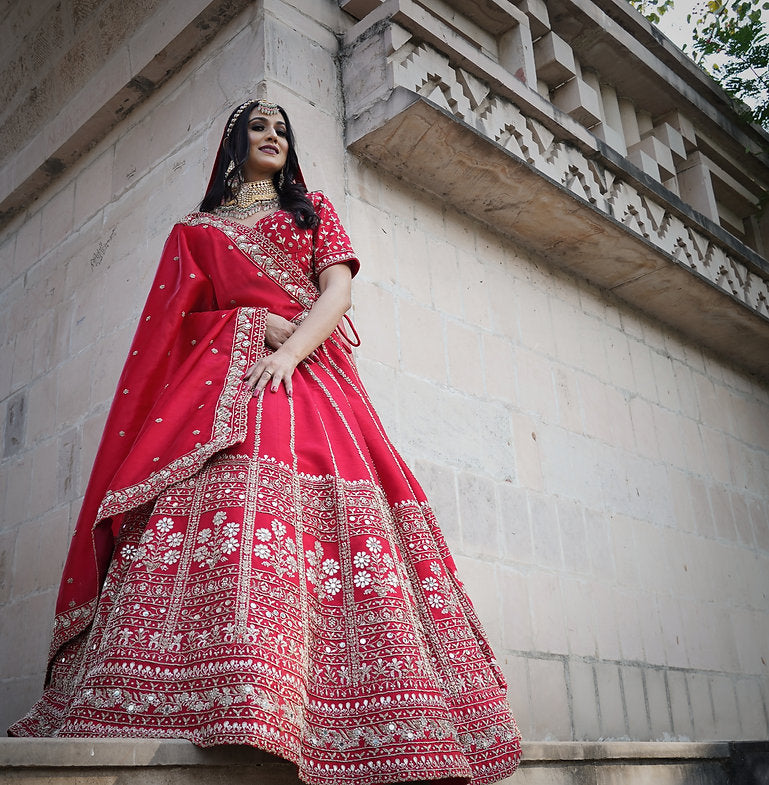 Zardozi Nurbanu Embroidered Lehenga Set